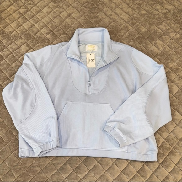 Simply Southern Blue Athletic Pullover - Picture 2 of 8